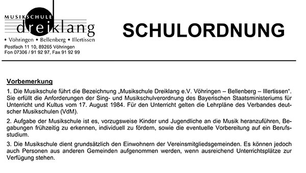 PDF-Download Schulordnung